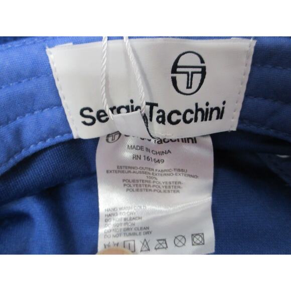 NWT Sergio Tacchini Sovana Mazarine Blue Velour Men's Bucket Hat - Picture 12 of 16